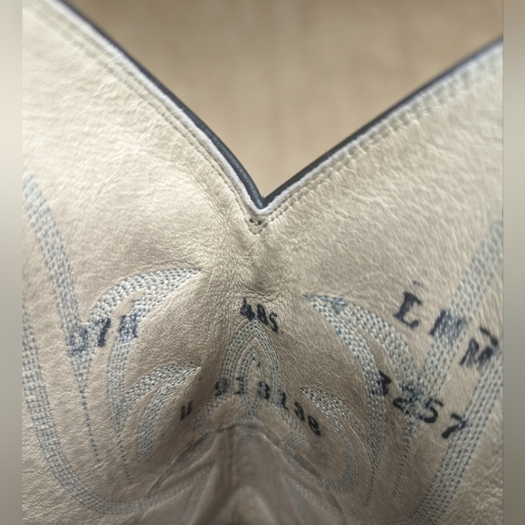 Larry Mahan boots men's size 7M Exotic Genuine Green Teju Lizard Classic Western - Picture 12 of 13